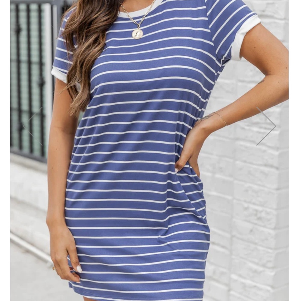 Striped T-Shirt Dress